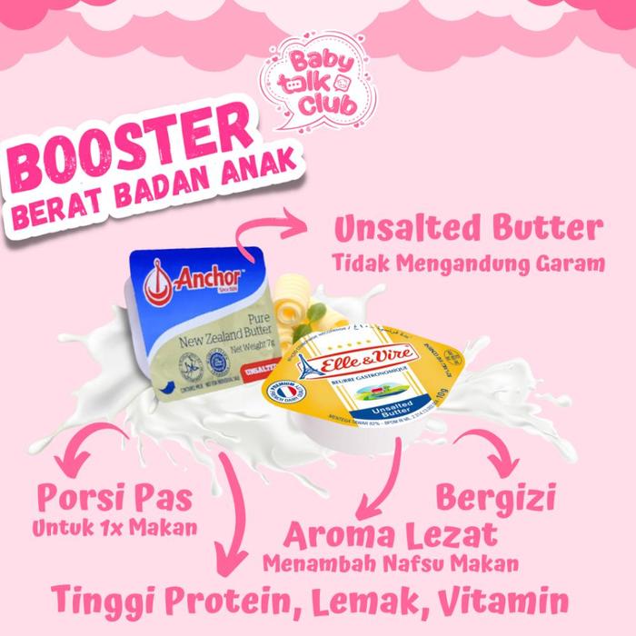 Terbaru Paket Mpasi Mini Lemak Tambahan Evoo Belcube Ub Unsalted Butter Anchor Elle & Vire Canola Te