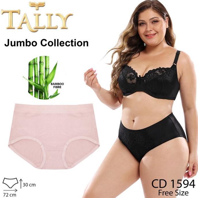 TALLY Celana Dalam Wanita Katun Bambu fit to XXL Cd JUMBO CD 1594