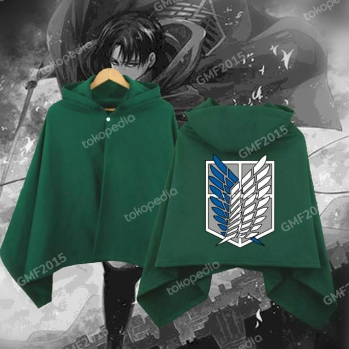 jubah attack on titan AOT SNK hijau