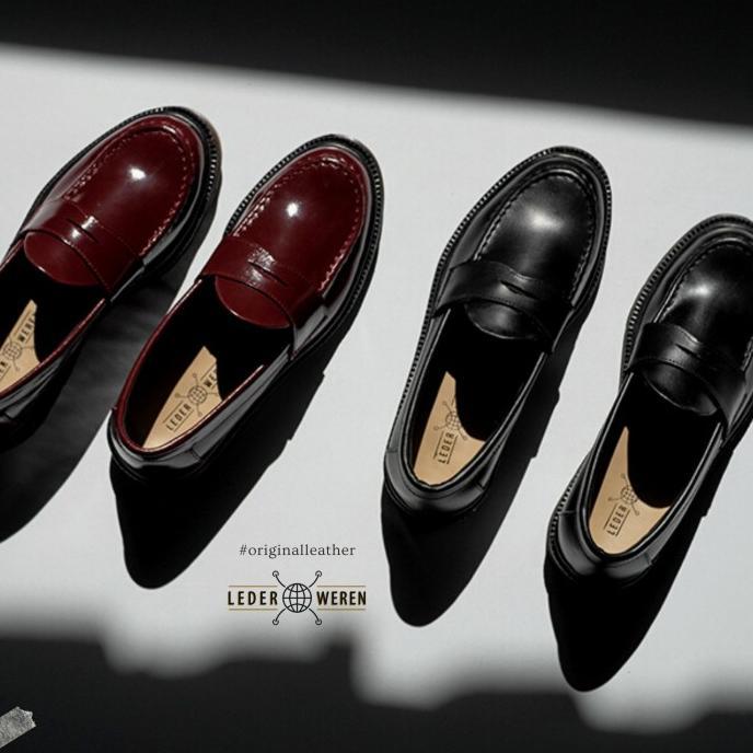 Sepatu Loafer Pria - Leder Penny Loafer - Lederweren