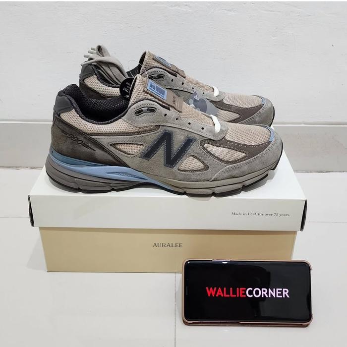 Auralee New Balance 990v4 not yeezy travis On cloud hoka asics kayano