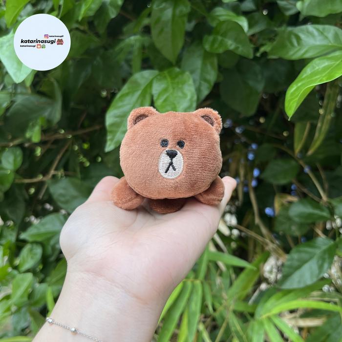 Jepit Rambut Boneka Brown Line Friends Original