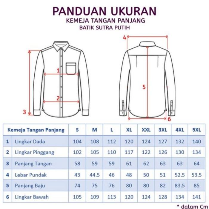 Sutra Putih - Seragam Batik PNS Pria KORPRI - Badan Furing Hero