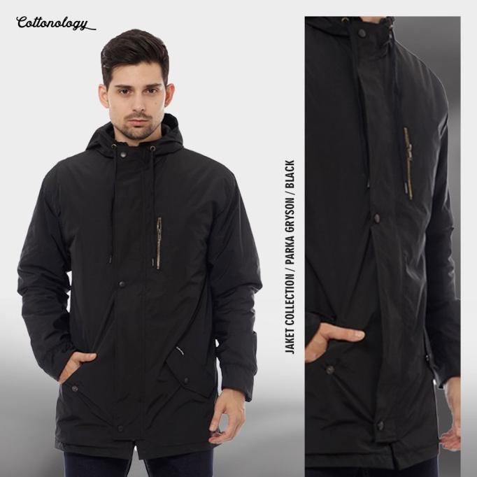Cottonology Parka Gryson Hitam