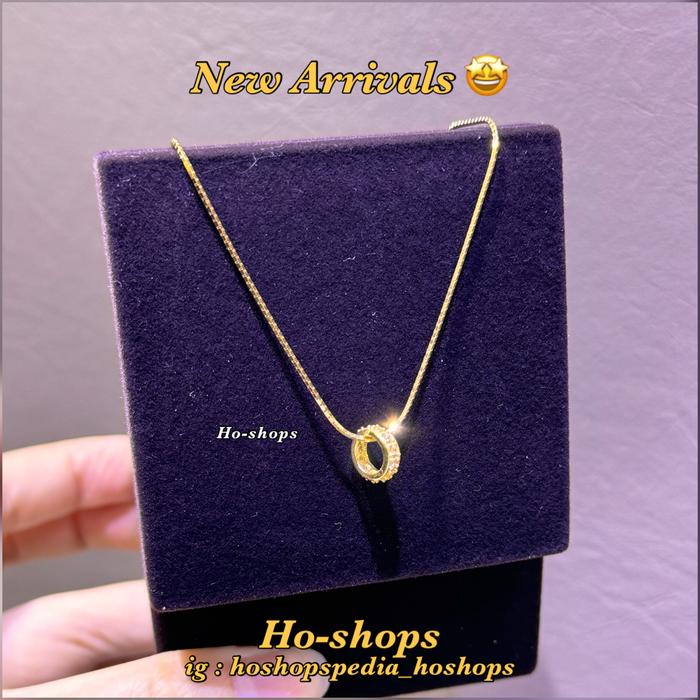 Kalung + Liontin Ring Mas Kuning Kadar 700 Asli Emas