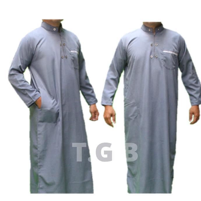 Jubah Gamis Pria Dewasa Bahan Adem Toko Garment Bandung Muslim