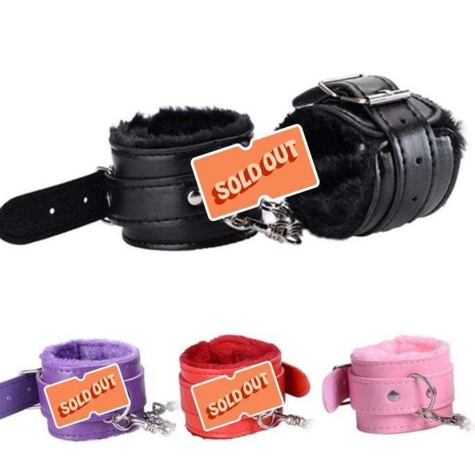 Set Tali Borgol Pengikat Borgol Cinta Tangan Kaki Handcuff Bondage Set