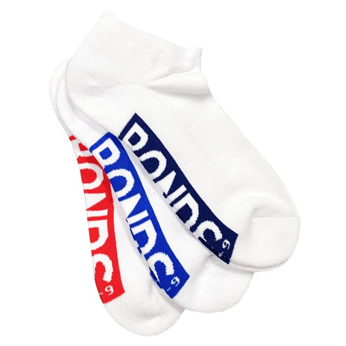 Bonds Men's Cushioned Low Cut 3 Pack White - kaos kaki bonds pria low cut 3 pack - red/blue/navy