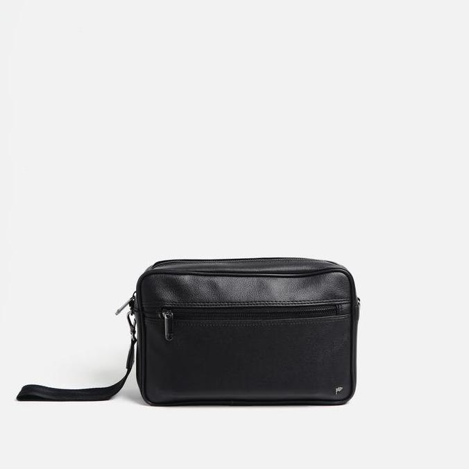 TFG Pouch Clutch Tas Tangan Pria Wanita Nobu 216 Black Lifetime Warranty - Water Resistant