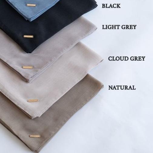 Hijab Deenay Segi Empat Polos Paris Ultimate New