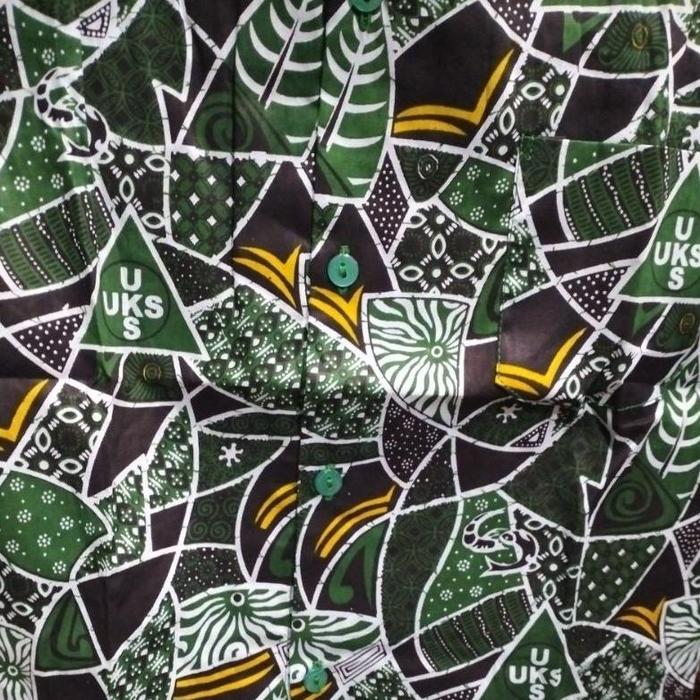 Batik SD Sidoarjo lengan panjang seragam sekolah / batik sidoarjo /batik uks sidoarjo