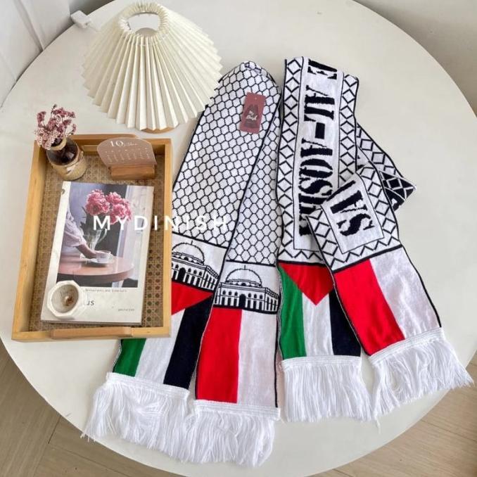 Syal Rajut Palestina / Syal Rajut komputer / Syal Palestine - COD