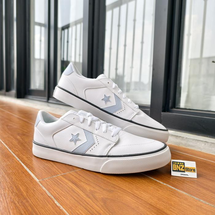 Sepatu Sneakers Pria Converse CTAS Ox Belmont Syntetic Leather White/Blue
