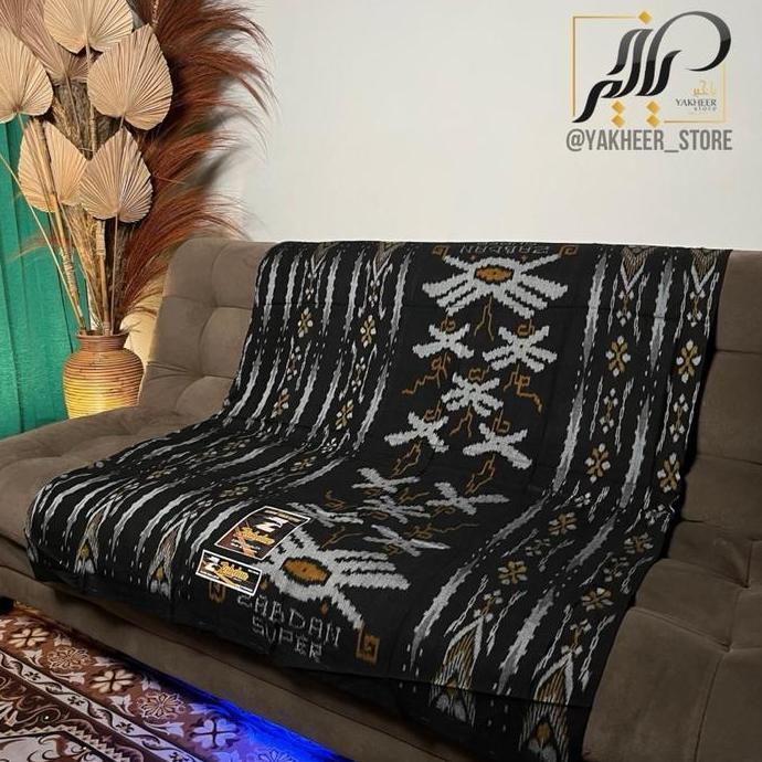 SARUNG GOYOR ATBM JAHITAN TENGAH MOTIF SUTRA MERK ZABDAN SUPER Tenun Dewasa