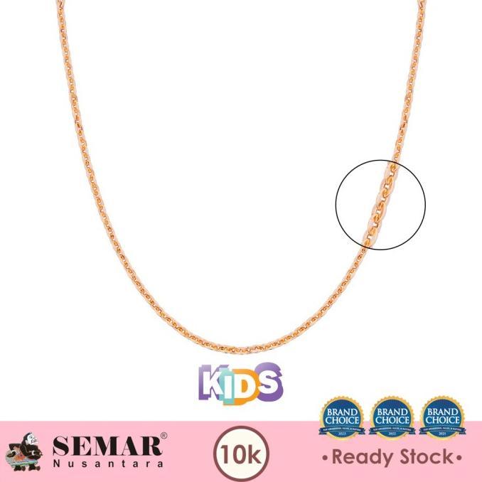 Kalung Emas Anak Rolona Polos Gold 10K Semar Nusantara