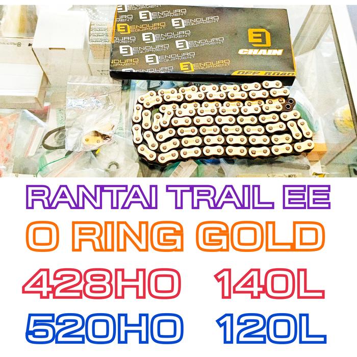 Rantai EE O RING GOLD 428HO & 520HO EKONOMIS