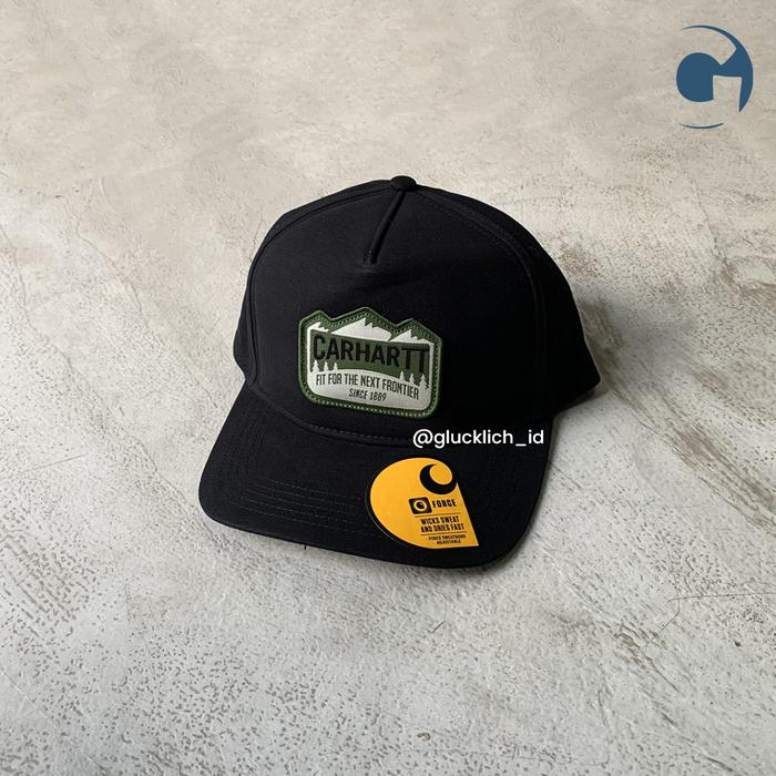 Carhartt, Canvas Mountain Patch Cap in Black