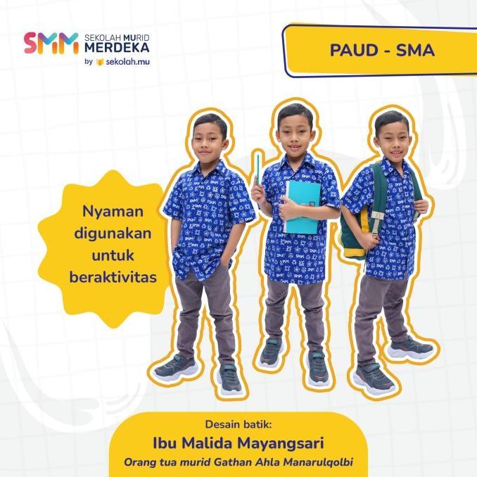 Ready Stok Kemeja Batik Seragam Sekolah Murid Merdeka Smm Store.Id