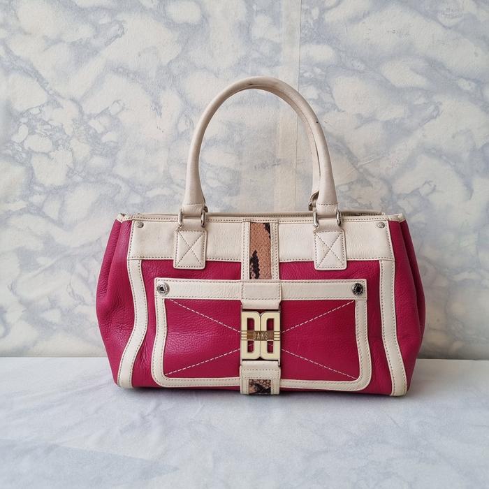 TAS PESTA TENTENG WANITA KULIT ASLI DAKS SECOND BRANDED IMPORT / TAS TOP HANDLE WANITA DAKS KULIT AS