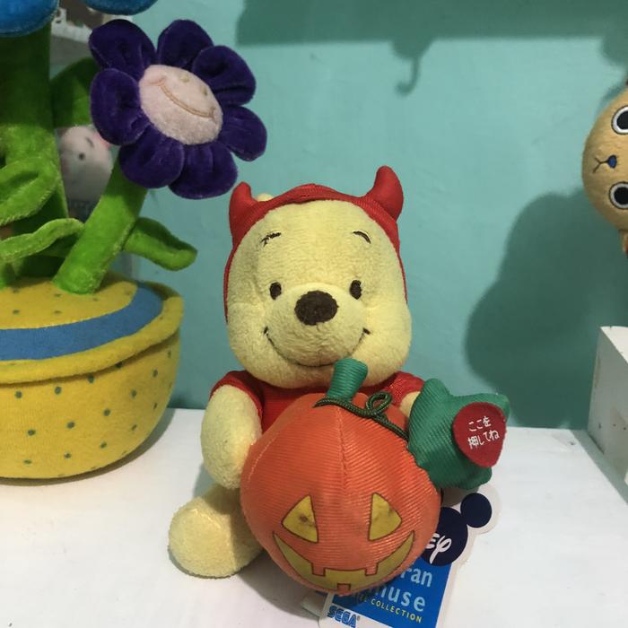Boneka winnie the pooh halloween boneka pooh halloween labu hallowen pooh kostum halloween pooh unik