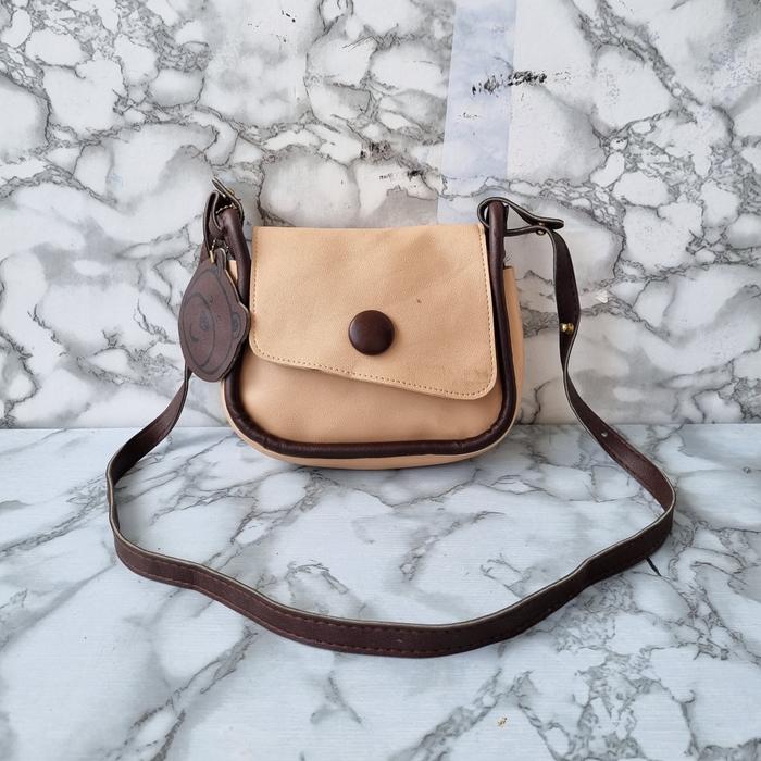 TAS SLING MINI KULIT WANITA SECOND IMPORT / TAS SELEMPANG KECIL WANITA IMPORT