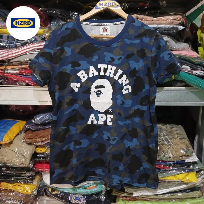 kaos bape kids camo second