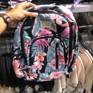 tas wanita billabong original kuadie black multi backpack new