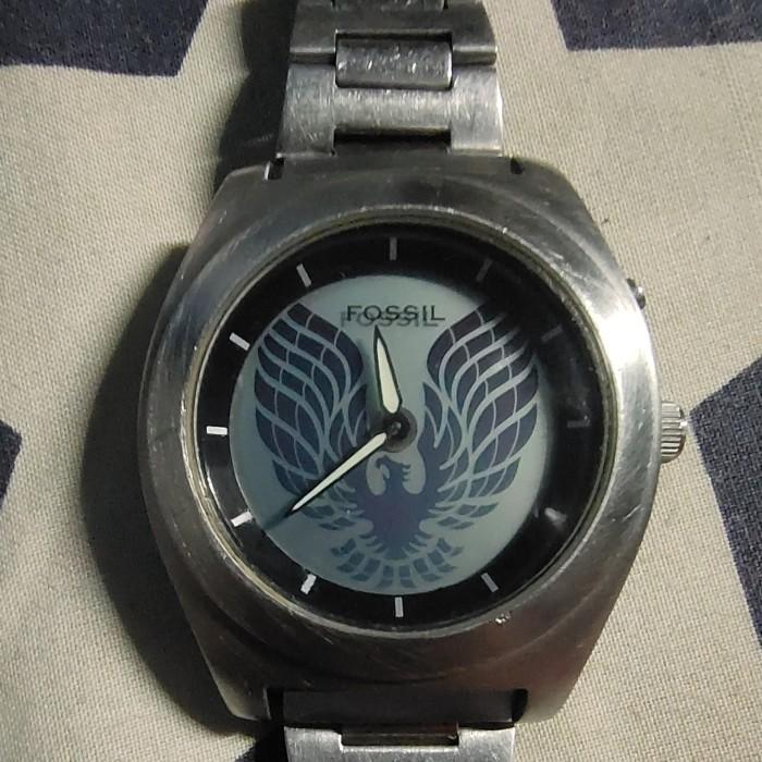 Jam Fossil Bigtic JR-8503 animasi eagle garuda
