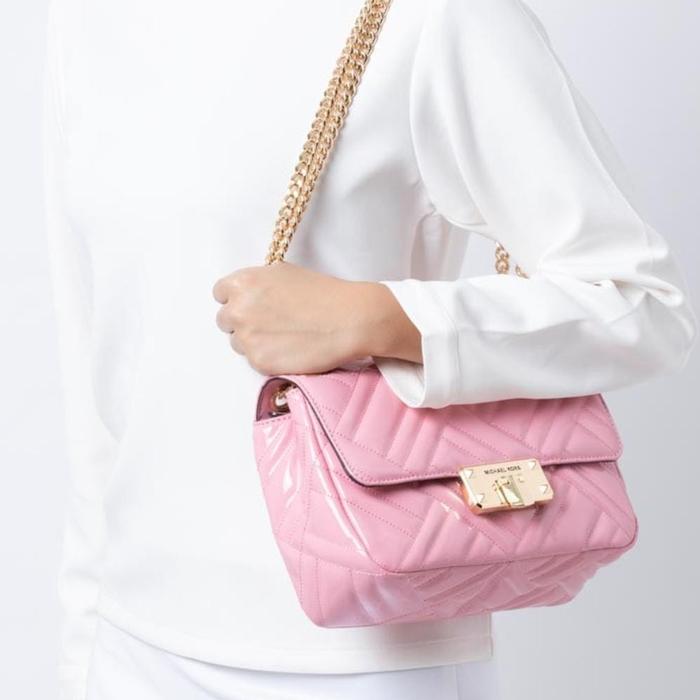 Michael kors fulton bubble gum shoulder bag