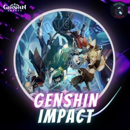 Sticker Stiker Photo Card Monthly Welkin Moon Genshn Impct