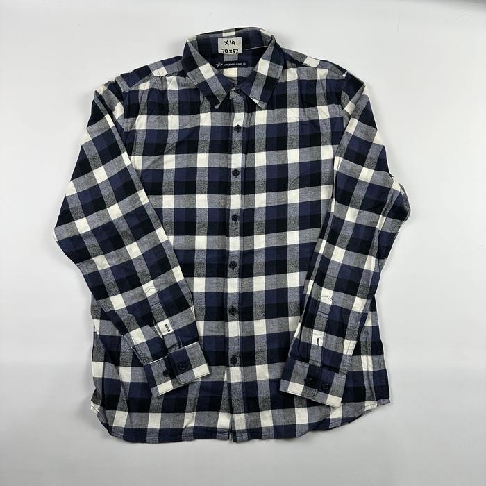 Kemeja Casual Kemeja Pria Kemeja Flannel BANGBANG JEANS X14 Second Branded Size M