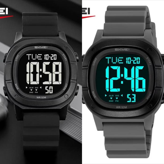 Jam Tangan Pria Digital Skmei 2483 Mesin Original Waterresist