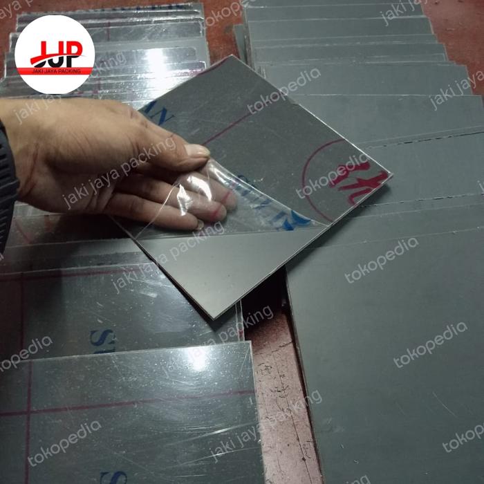 Plat Pvc Gray 3mm x 25cm x 30cm Plat Pvc Potongan