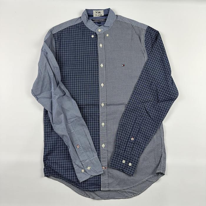 Kemeja Koko Kemeja Sanghai TOMMY HILFIGER X24 Second Branded Size S