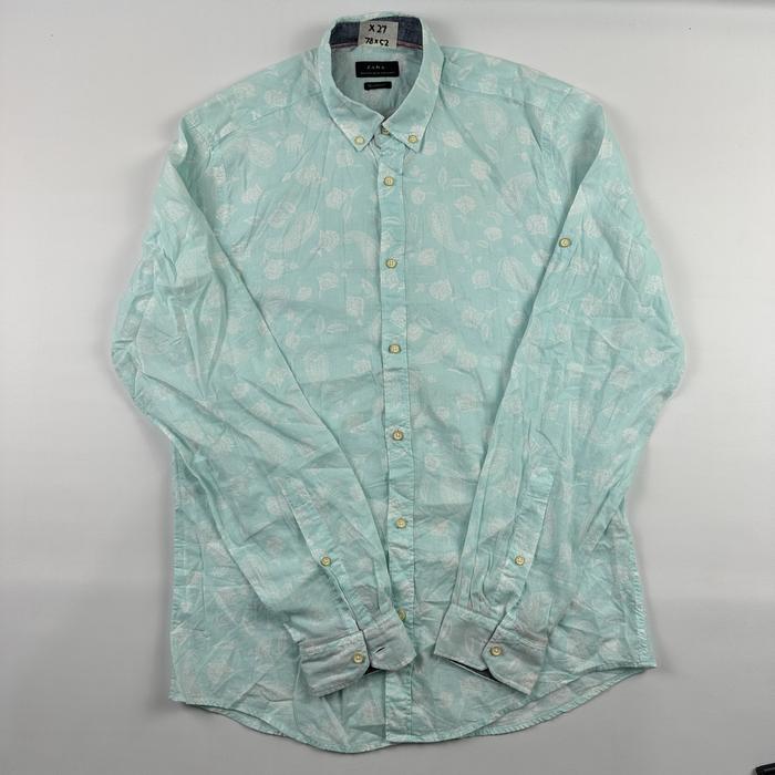 Kemeja Casual Kemeja Pria Kemeja Formal ZARA X27 Second Branded Size M
