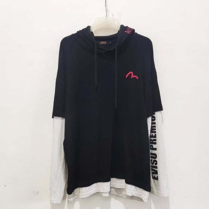 Jacket Hoodie evisu original
