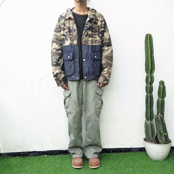 JACKET CANVAS CAMO ZARA MAN