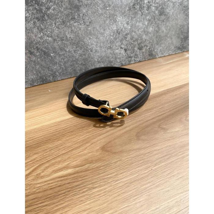 SALVATORE FERRAGAMO SF WOMEN GANCINI SLIM BELT 1.5cm ORIGINAL READY STOCK