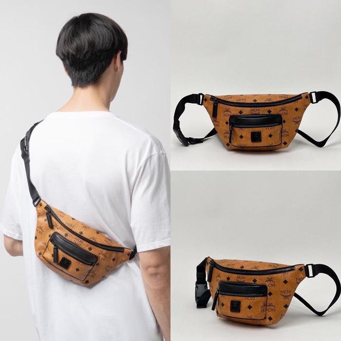MCM MINI FURSTEN BELT BAG IN VISETOS ORIGINAL READY STOCK