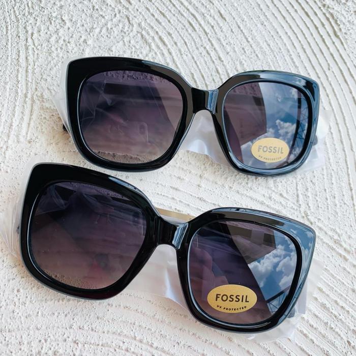 Fossil Kacamata Hitam Sunnies New