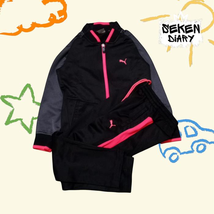 [A11] Tracksuit Puma 1 Set Kids Size 6 Tahun