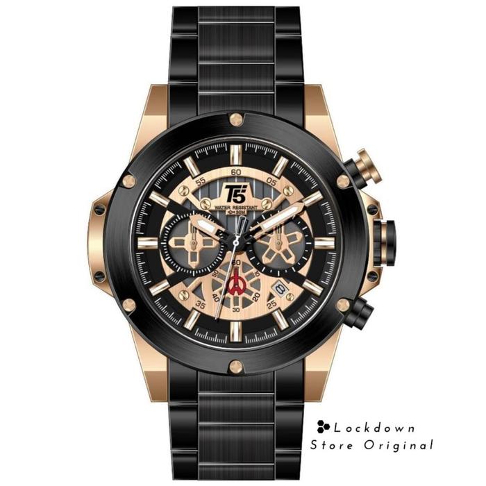 T5 H 4030G ORIGINAL JAM T5 TERBARU RANTAI JAM T5 TAHAN AIR RANTAI TERBARU JAM TANGAN ORIGINAL TERBAR