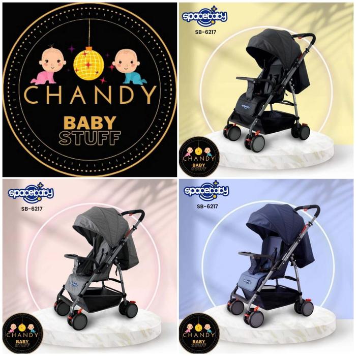 STROLLER BABY SPACE BABY SB 6217 REVERSIBLE HANDLE BAR