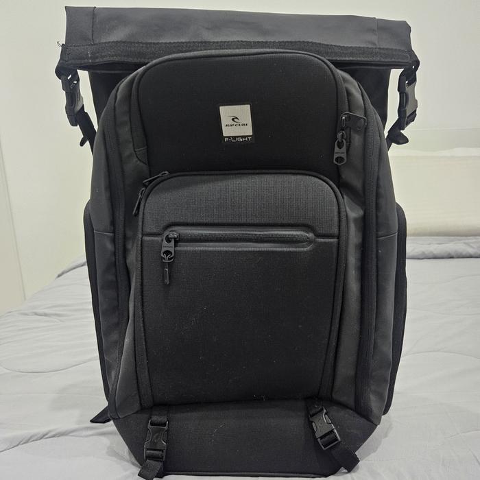 [SECOND MULUS] TAS RANSEL RIP CURL F-LIGHT 40L MIDNIGHT BACKPACK / TAS BACKPACK 40L RIP CURL BLACK