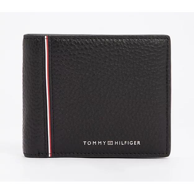 Dompet Kulit Leather Pria Tommy Hilfiger Hitam Original (New)
