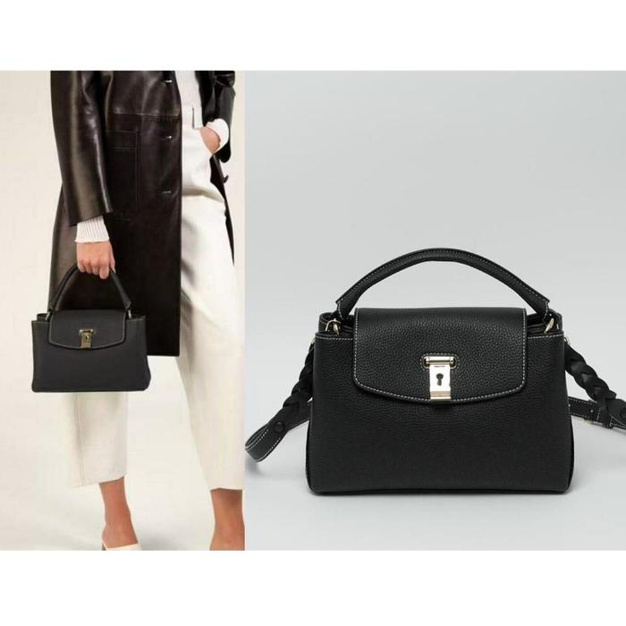 BALLY LAYKA SMALL LEATHER TOP HANDLE BAG ORIGINAL READY STOCK