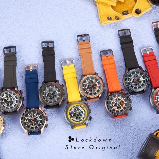 Jam T5 Terbaru 3921 Jam Tangan T5 3921 Chronograph Jam Tangan Karet T5 Terbaru Jam Tangan Pria Origi