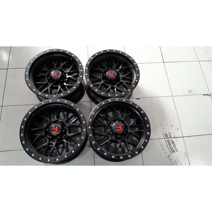 Velg Mobil Second FUEL RING 17 Lubang 6x139 Cocok PAJERO FORTUNER HILUX TRITON HARDTOP DLL