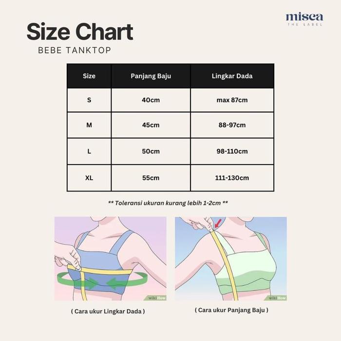 Bebe Misty Cotton Basic Tanktop Tank Wanita