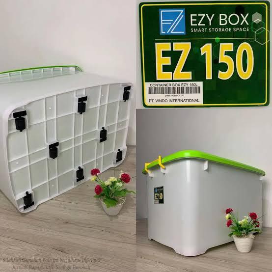 BOX PLASTIK KONTAINER RODA 150LTR